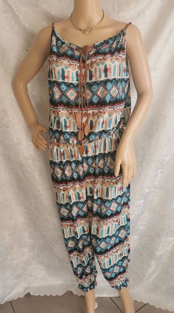 Combinaison bleu, rose . Taille L/XL. Fanghua