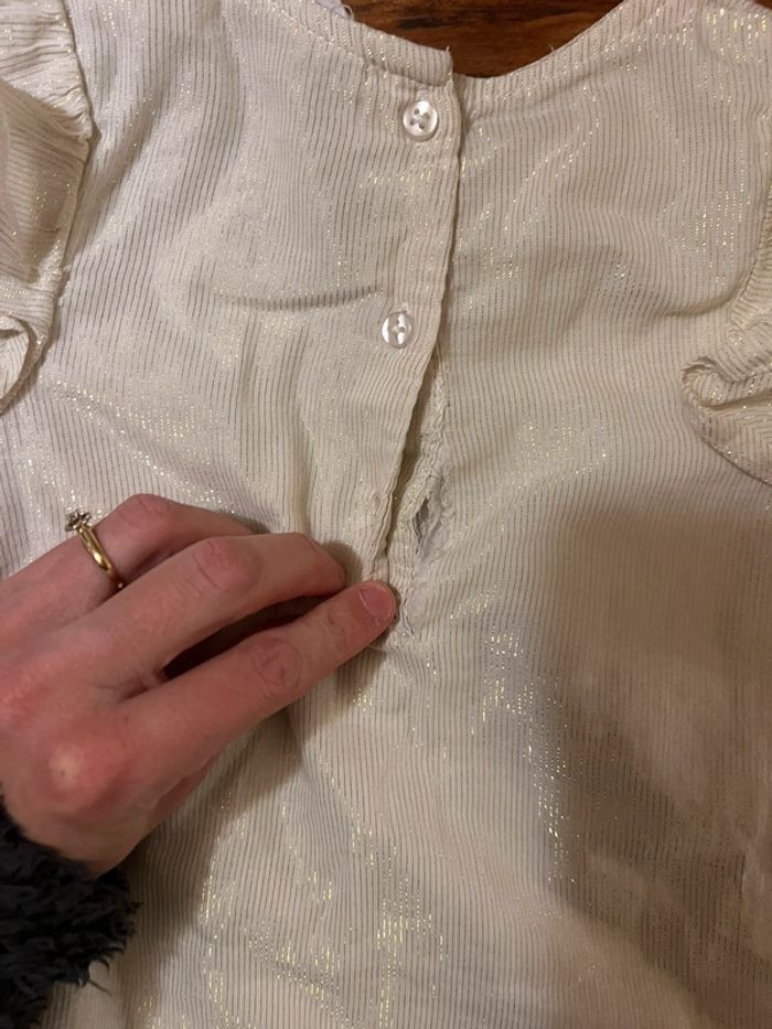 Blouse tape à l’œil 18 mois fille - photo numéro 5