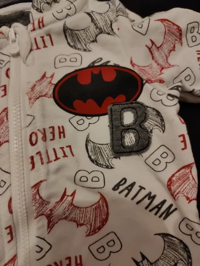 Combinaison 0-3mois batman - photo numéro 3