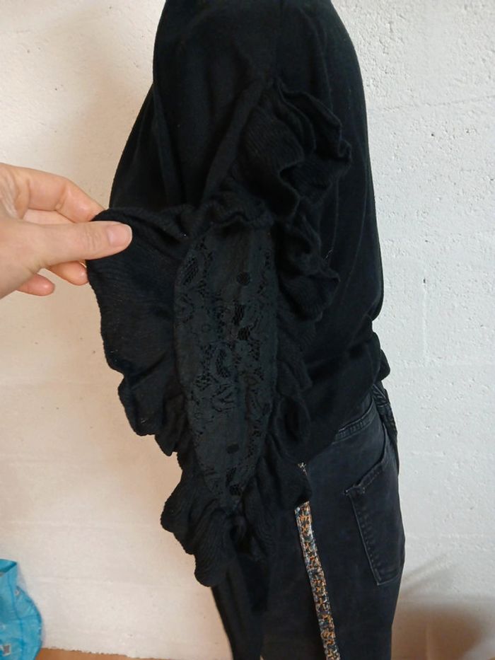 Pull noir kiabi taille XL Bon etat - photo numéro 2