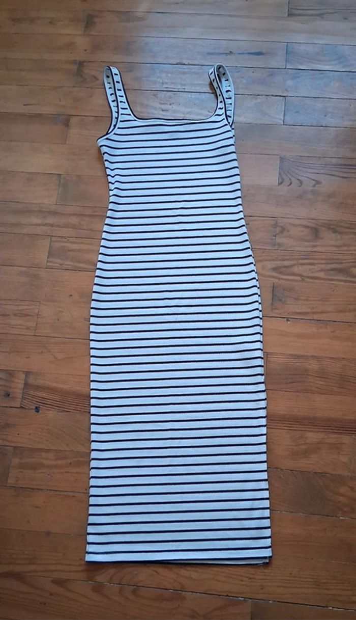 Robe longue moulante femme taille xs - photo numéro 2