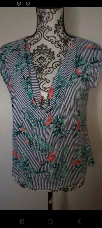 Maillot ample fleuri