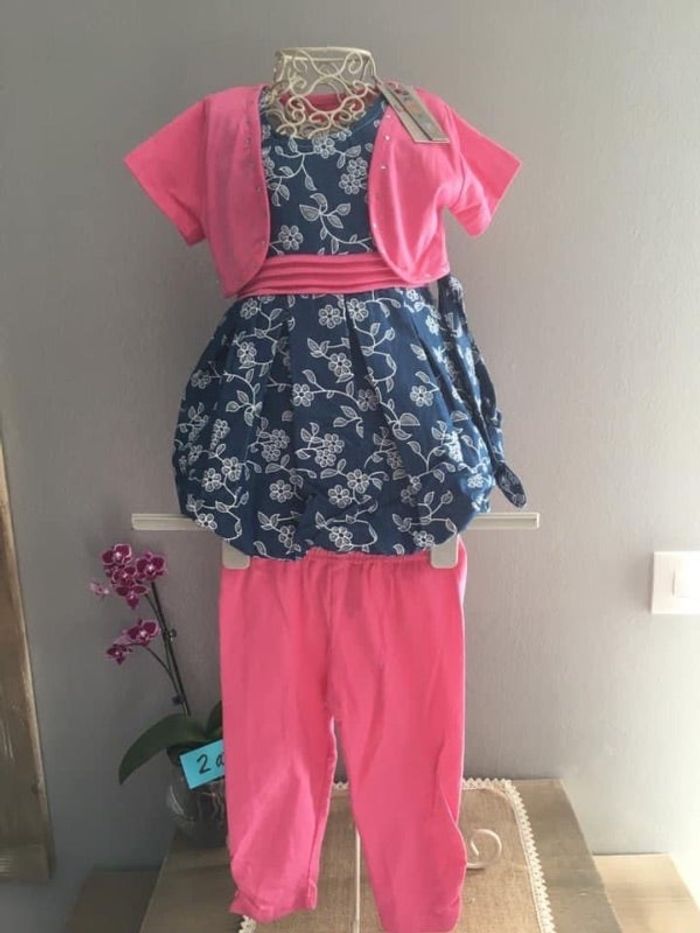 Ensemble fille 24 mois