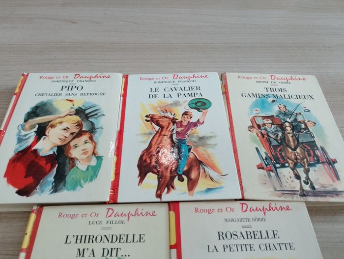 Lot de 5 livre, collection "rouge et or Dauphine"(1) - photo numéro 2