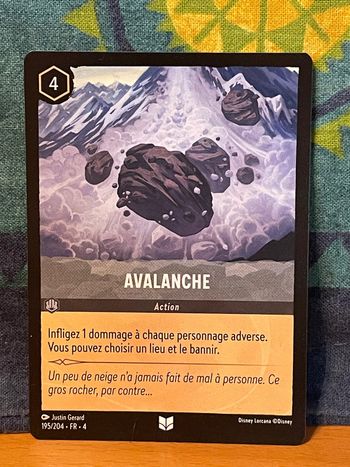 Carte Lorcana - Avalanche - 195/204 - FR - 4