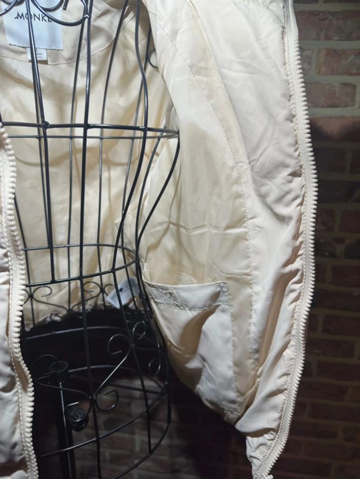 Veste doudoune beige Monki Taille S /36 - photo numéro 18