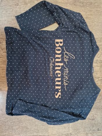 Tee shirt manche longue bleu 5 ans kiabi