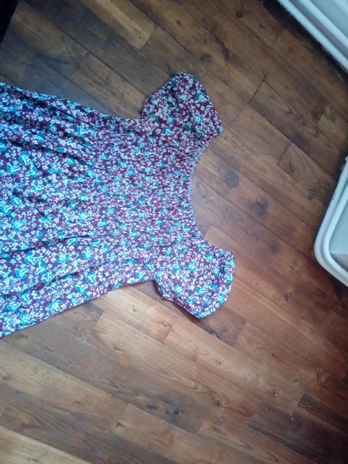 Robe évasé fleuris femme - photo numéro 2