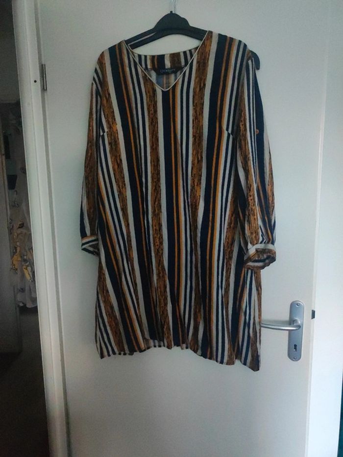 Robe tunique longue grande taille 50