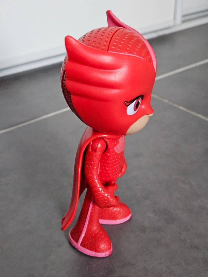Figurine parlante (français/anglais) Bibou 8cm pyjamasques PJ Masks, Très bon état, très très propre - photo numéro 8