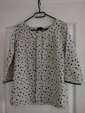 Blouse manches 3/4  femme  taille M en très bon état
