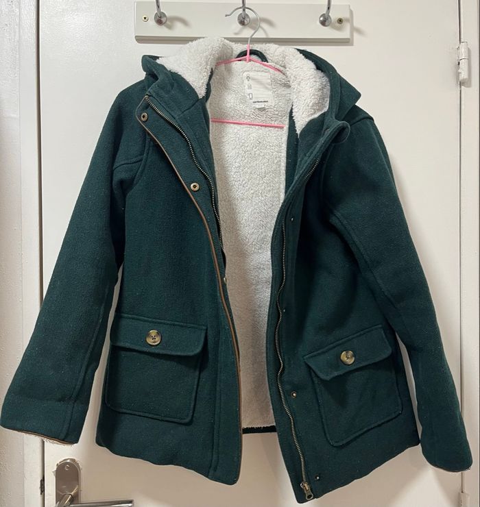Manteau à capuche vertbaudet taille 12 ans - photo numéro 3