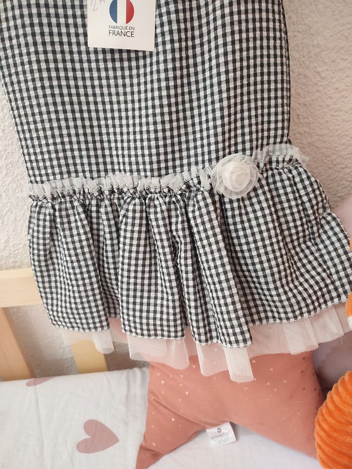 Robe à carreaux - Noir et Blanc - 2 ans - Neuf - P'tit Môme - photo numéro 2