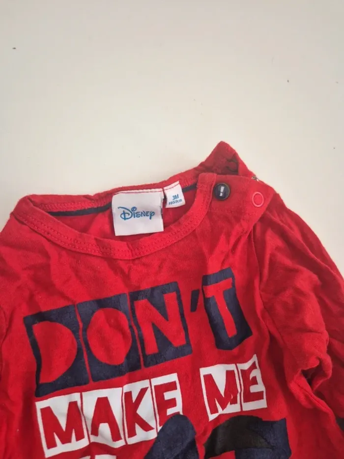 T-shirt à manches longues donald 3 mois - photo numéro 2