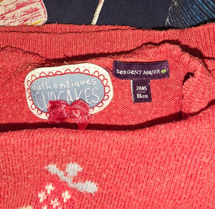 Pull rouge 2 ans - photo numéro 3