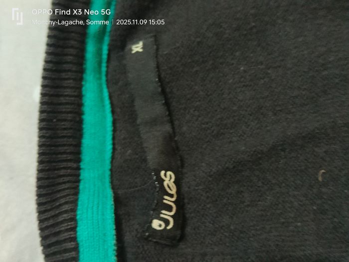 Pull col V Jules X L Réduction jusqu'à -70% - photo numéro 3