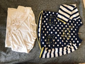 Tee-shirt manche longue col pull léger