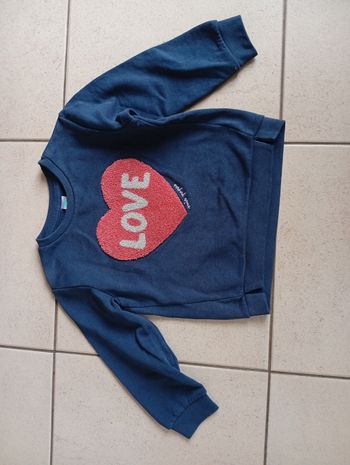 Sweat-shirt manches longues fille 3 ans Tex Baby