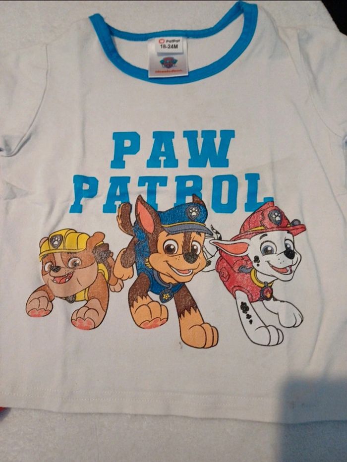 T-shirt 18 mois pawpatrouille - photo numéro 2
