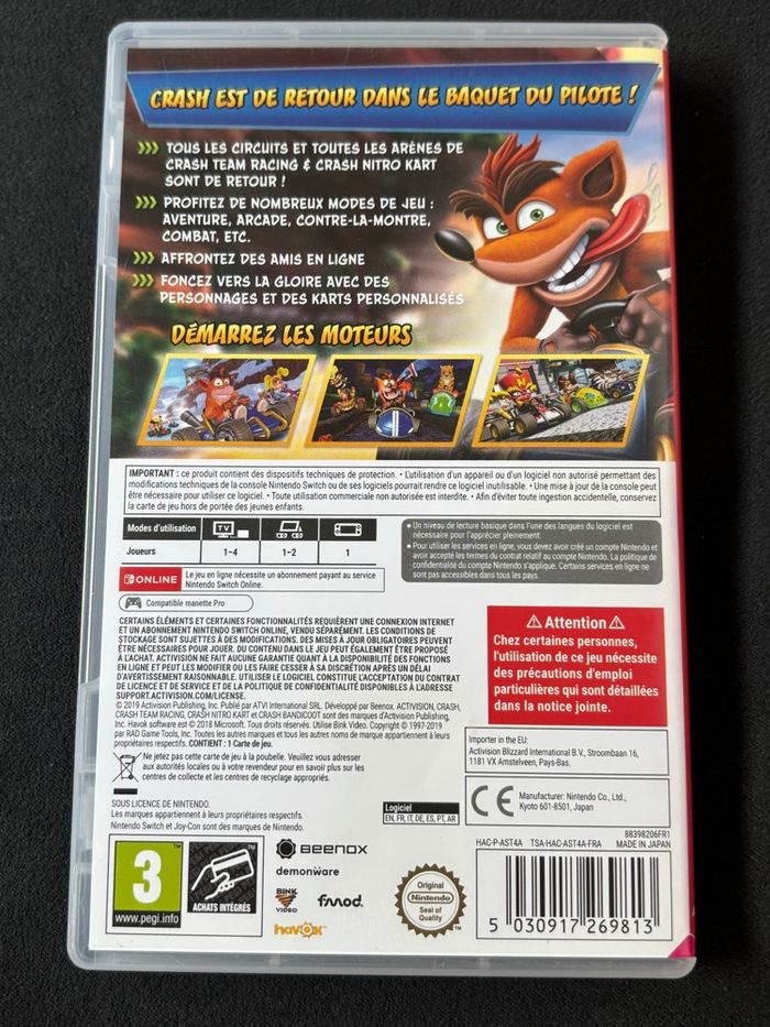 Crash Ctr switch - photo numéro 2