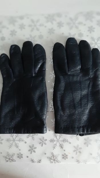 Gants vintages en cuir