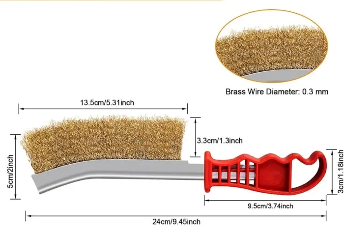 Brosses métalliques avec tiges courbés Neuf - photo numéro 2