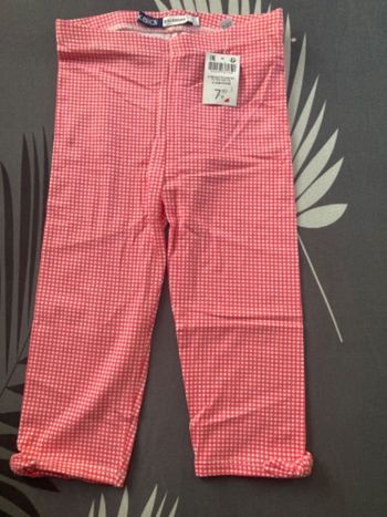 Legging vichy okaidi 8 ans