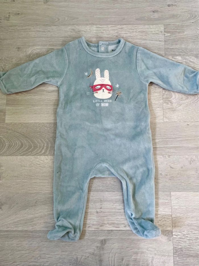 Lot de 2 pyjamas velours - 6 mois - photo numéro 3