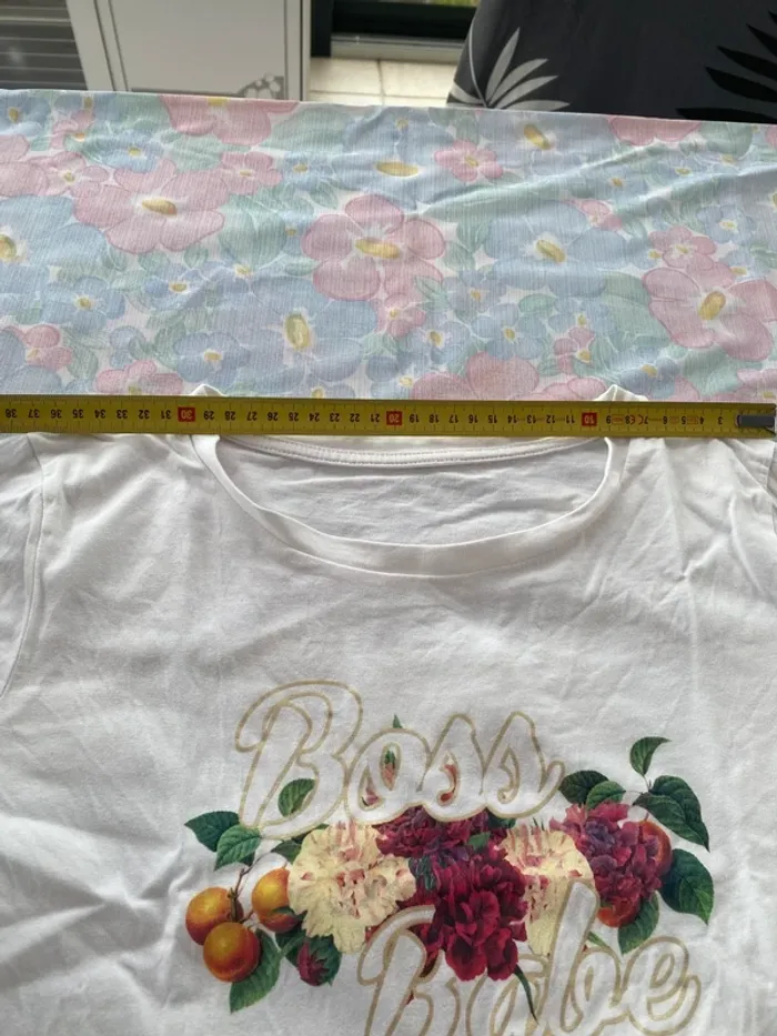 Tee-shirt femme 38/40 boss babe - photo numéro 4