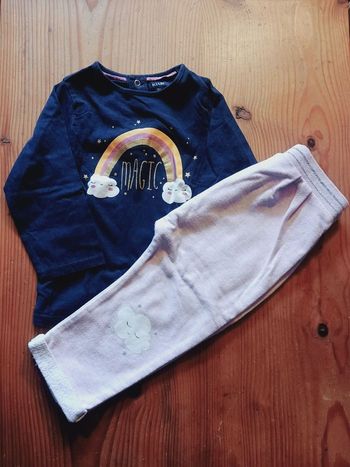 Jogging + t.shirt fille - 18 mois (77/82cm) - Kiabi