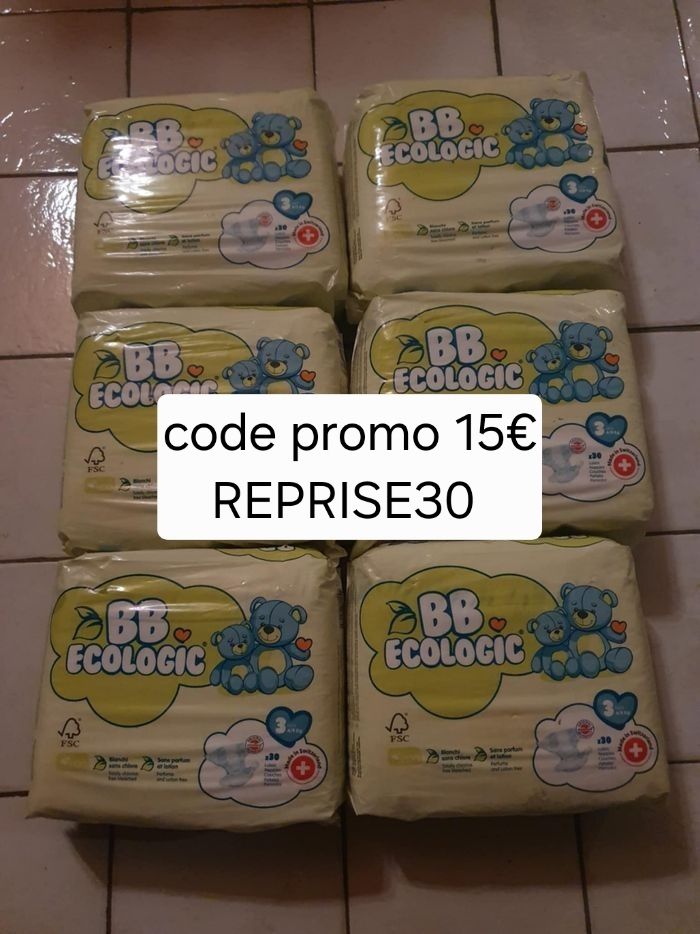 180 couches BB ECOLOGIC taille 3