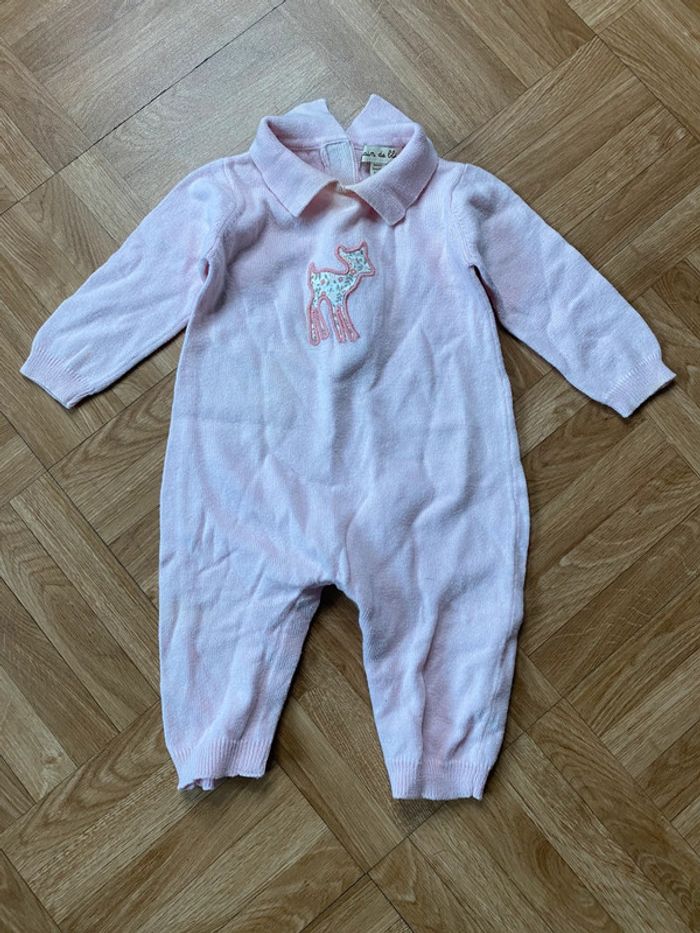 Combinaison rose taille 3 mois Grain de Blé
