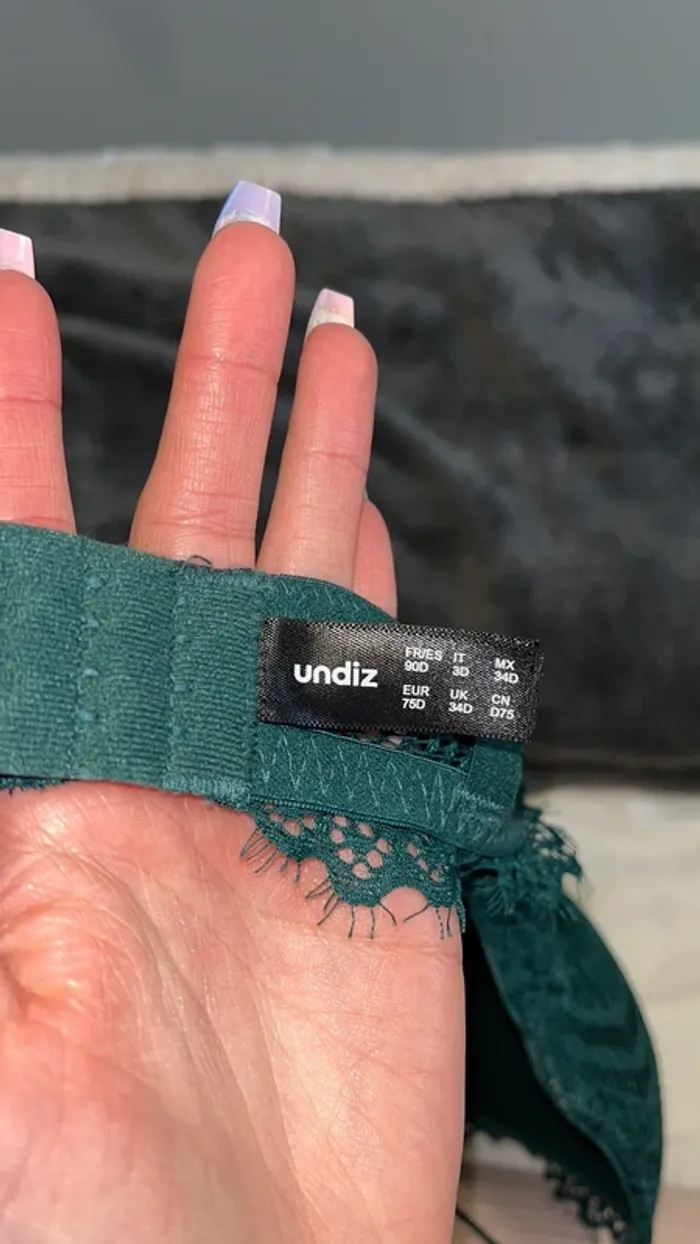Soutien gorge vert Undiz - photo numéro 4
