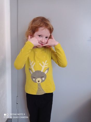 T-shirt jaune 5ans
