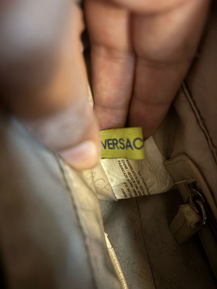Sac Versace Jean avec portefeuille assorti - photo numéro 8
