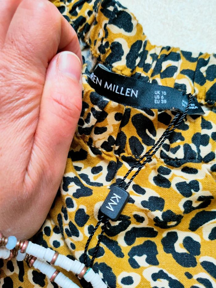 Chemisier col rond neuf femme taille 38 karen millen - photo numéro 2