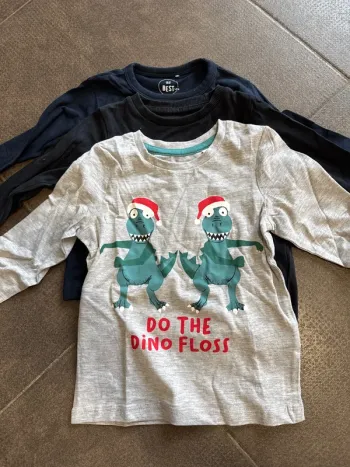 Lot de 3 t-shirt manches longues