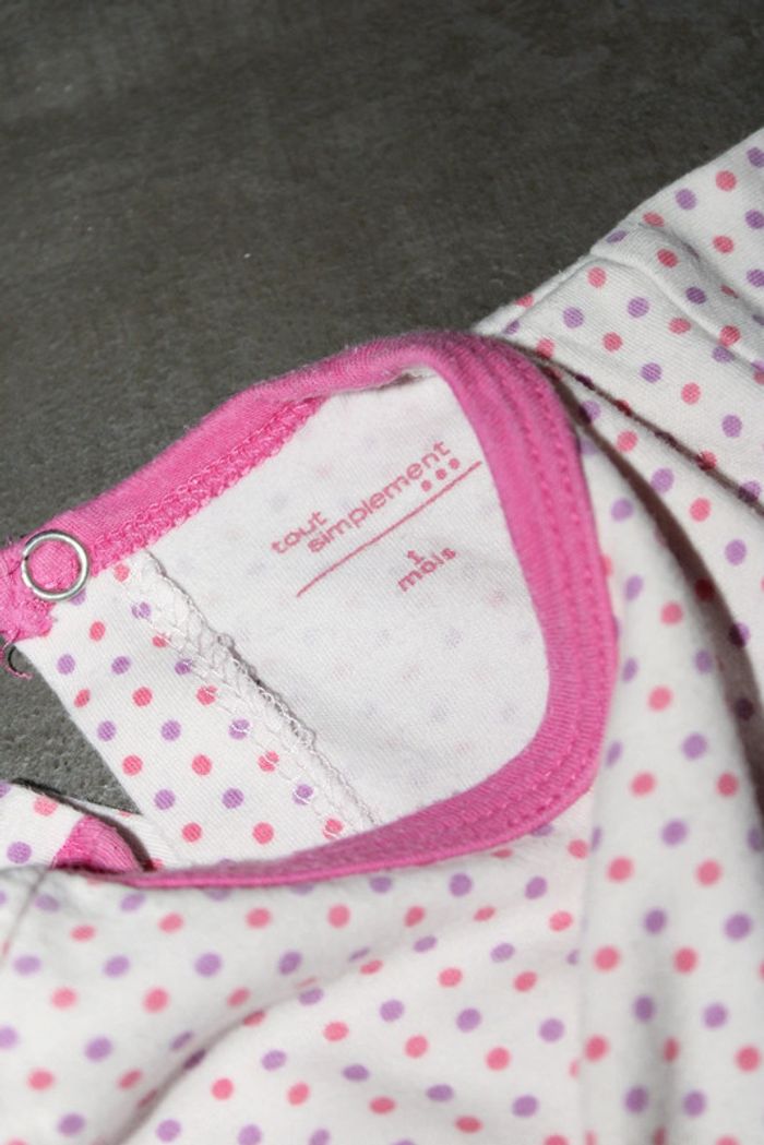 Pyjama d'été taille 1 mois 50 cm - photo numéro 4