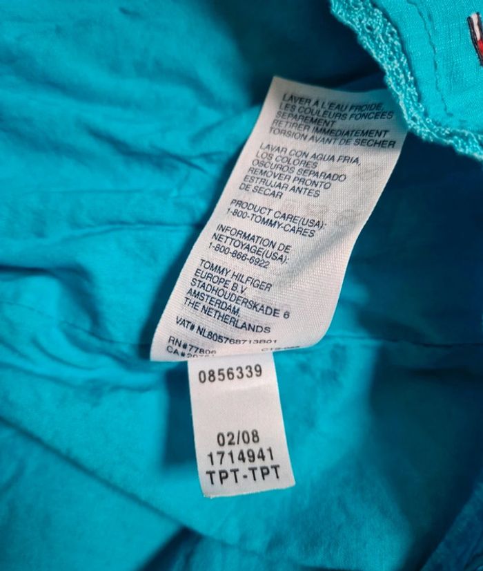 Superbe robe turquoise Tommy Hilfiger XS - photo numéro 6