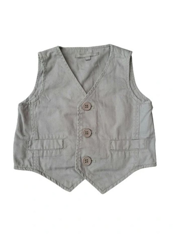 Garçon (taille 18mois) : gilet sans manches élégant