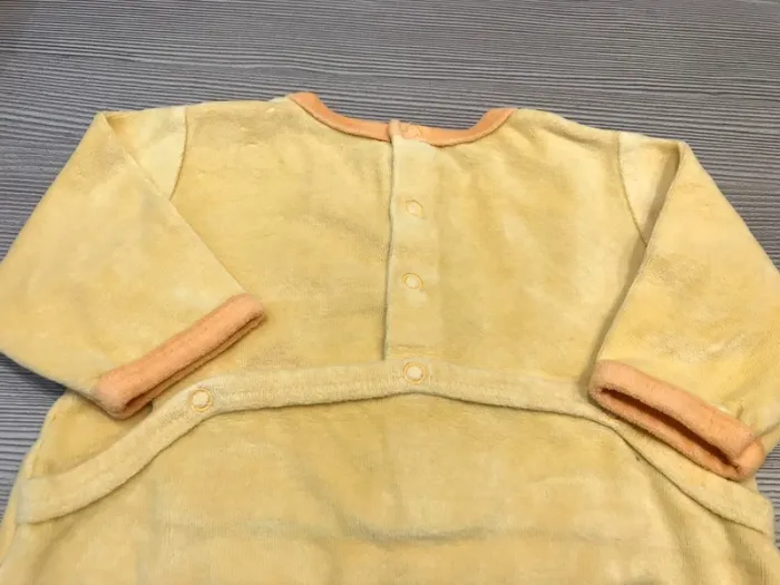 Pyjama velours garçon 3 mois Sucre d’Orge - photo numéro 6