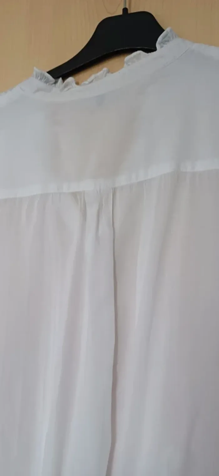 Chemisier blanc etam taille 38 (ou petit 40) - photo numéro 5