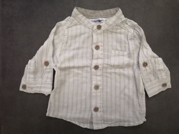 Chemise garçon 3 mois