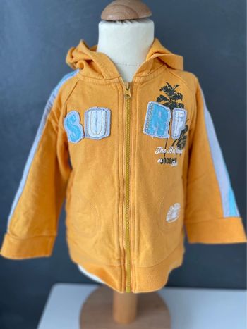 Sweat orange garçon