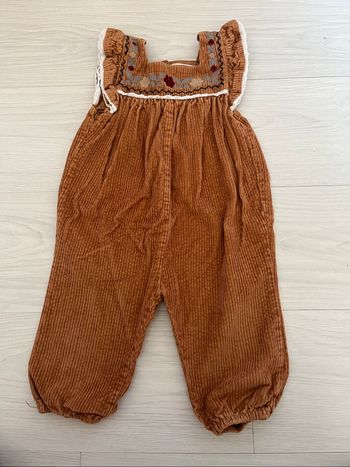 Combinaison velours 18-24mois