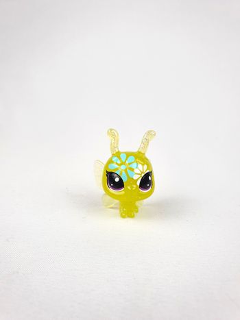 Littlest Petshop LPS Papillon jaune transparent