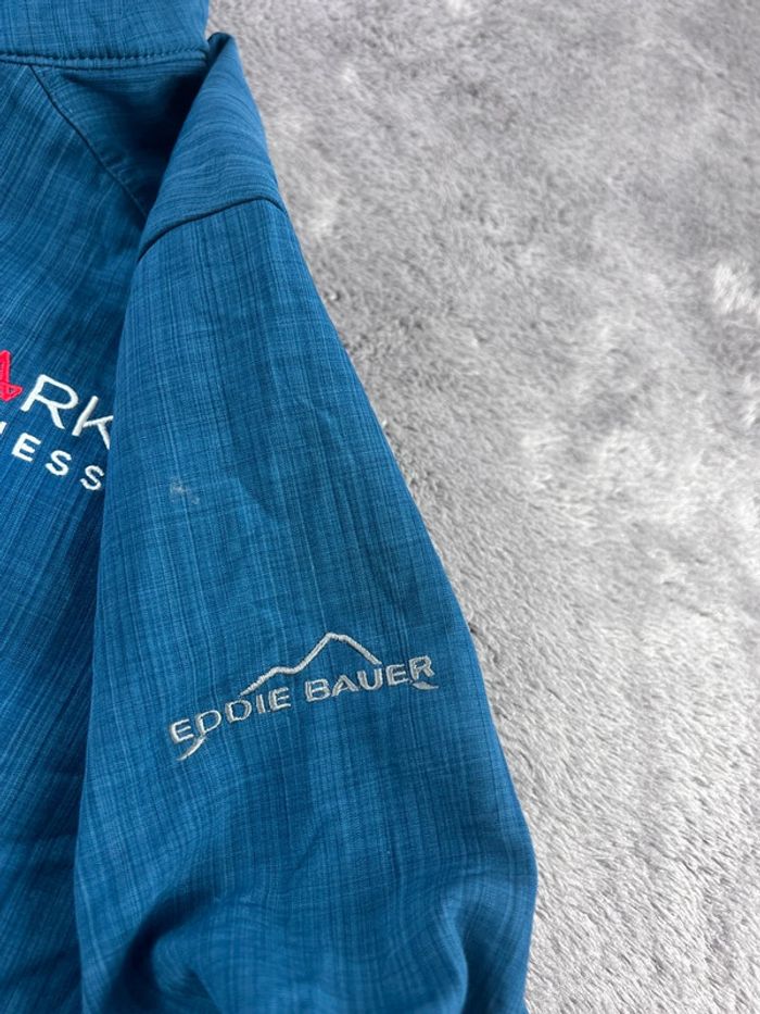 Veste Eddie Bauer bleu marine avec logo brodé Taille M – Homme - photo numéro 9