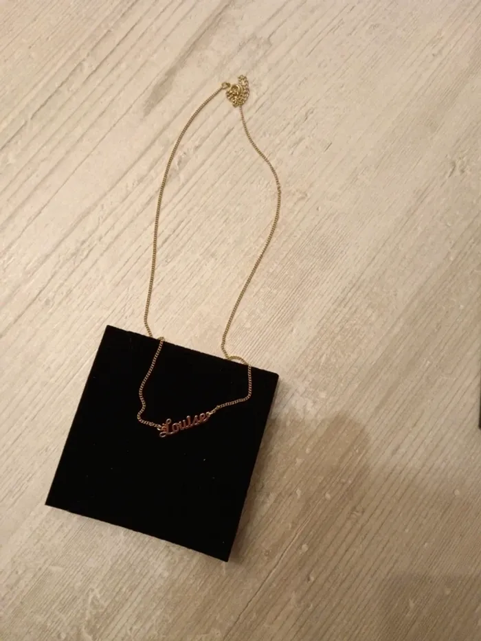 Collier prénom Louise - photo numéro 4