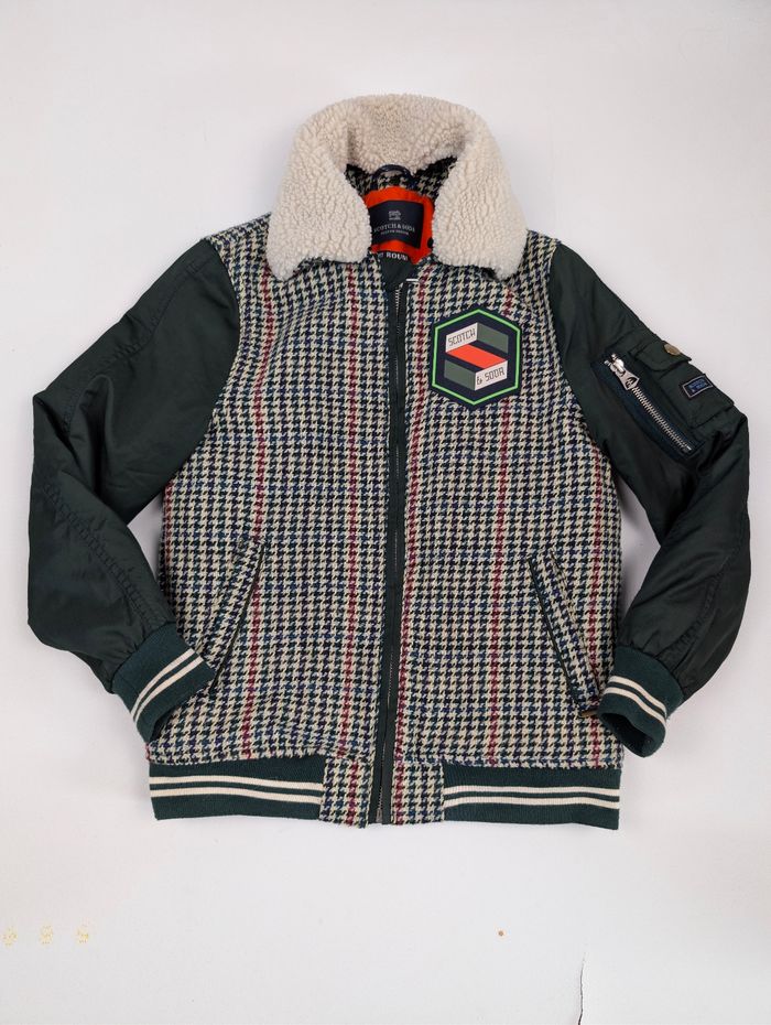 Superbe Blouson / Bomber Scotch & Soda - 10 ans (140cm) - Col moumoute