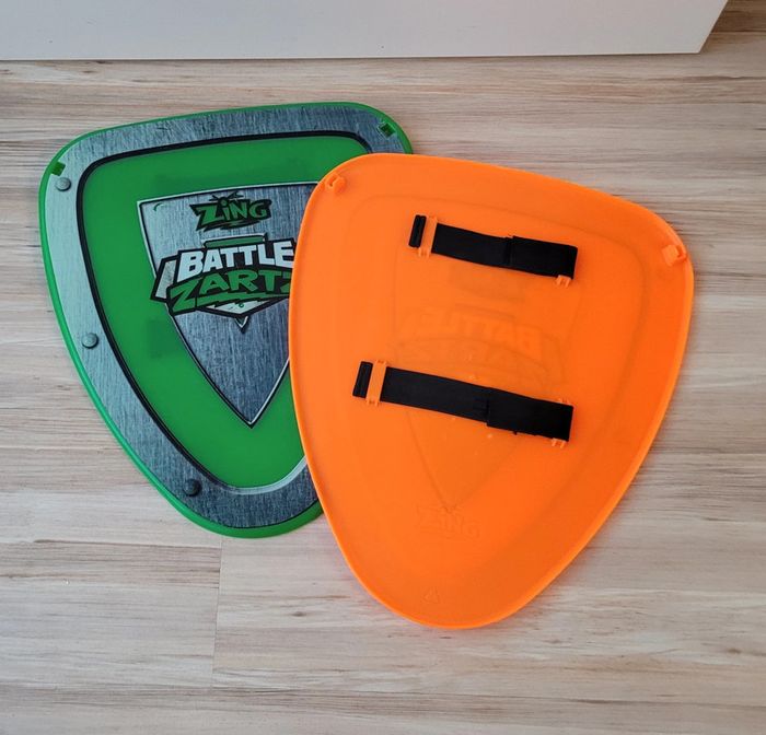 Lot de deux boucliers en plastique - Zing air battle zartz - photo numéro 2